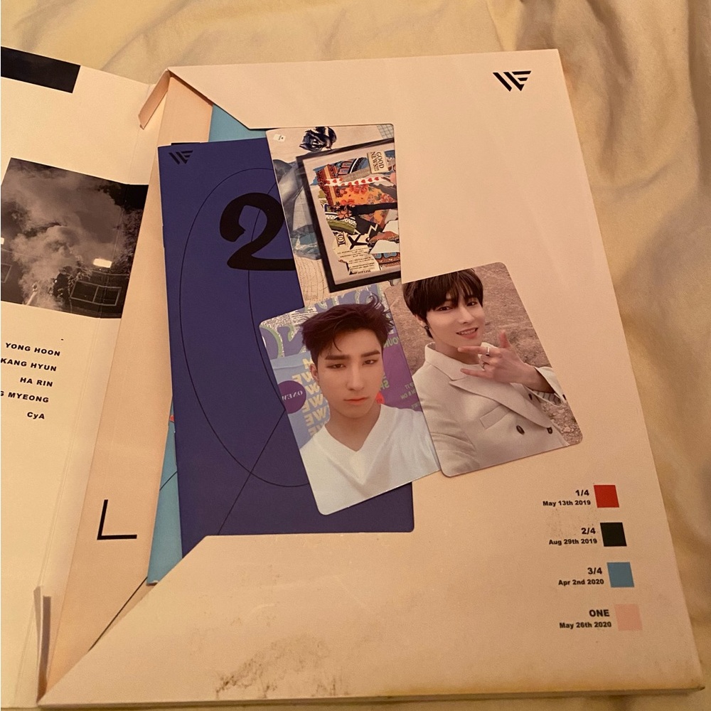 Kpop album Onewe with all inclusions